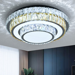 Juncheng Living Room Crystal Ceiling Lamp Hall Home Accessible Luxury Living Room Lamp Simple Modern Master Bedroom Lamp Study Lamp