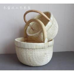 Hot-Selling Wicker Storage Basket, Eight-Compartment Basket, Vegetable and Steamed Bun Basket, Folk Craft, Woven Basket