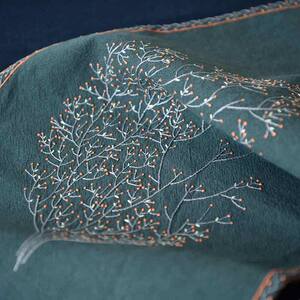 
Yiye Zhiqiu Handmade DIY tea mat placemat embroidery material bag linen cotton European embroidery material set
