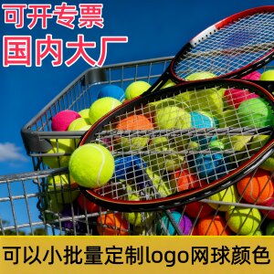 
Customized tennis logo color tennis wholesale junior competition training high elasticity tennis ball durable beginner practice