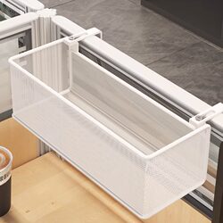 Office Storage Rack Desk Workstation Organization Tool Adjustable Hanging Basket Desktop Miscellaneous Storage Rack Box