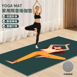 2026 New Yoga Mat, Silent Non-Slip Dance Mat, Soundproof and Shock-Absorbing Jump Rope Mat, Home Fitness Aerobics Exercise Mat