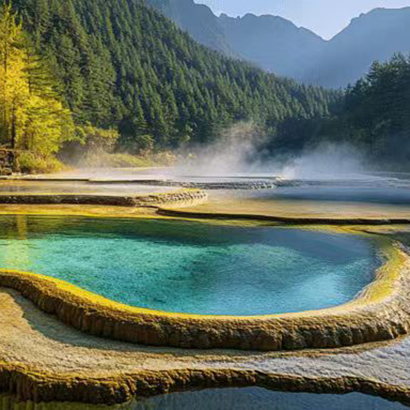 四川全景游8天7晚跟团游九寨沟黄龙峨眉山乐山大佛熊猫乐园青城山