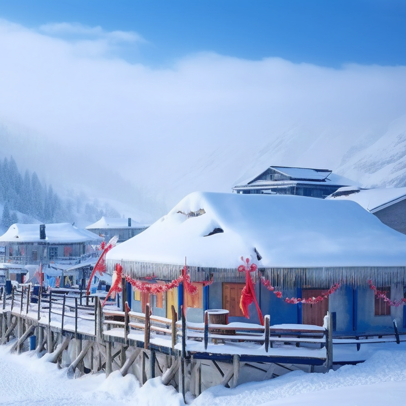 哈尔滨6天5晚跟团旅游|雪乡亚布力滑雪高山缆车雪地温泉中央大街