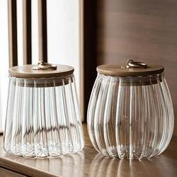 Food-Grade Moisture-Proof Sealed Jar for Home Use, Simple Transparent Sealed Storage Glass Jar with Lid, Candy Jar, Leak-Proof