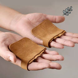 Weightlifting Palm Protection Fitness Gloves, Grip Straps for Upward Pull-Ups, Four-Finger Pull-Up Bar Auxiliary Training Equipment, Non-Slip and Anti-Callus