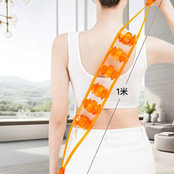 Manual Roller for Back, Shoulder, and Neck Massage, Waist and Back Massage, Meridian Unblocking Massage Tool, Self-Help Multifunctional Roller Ball