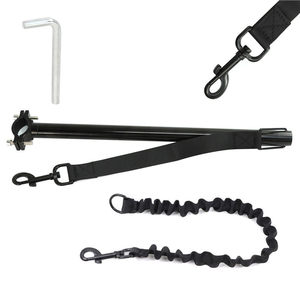 
Removable traction dog leash bicycle dog walker pet supplies black bicycle dog leash traction dog chain