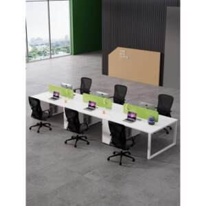 
Desk staff station simple modern staff desk and chair combination screen workstation booth office furniture appliances