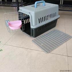 Cat-Specific Airline Carrier Cage, Portable Pet Transport Box, Car-Mounted Dog Cage, Handheld Plastic Cat Box
