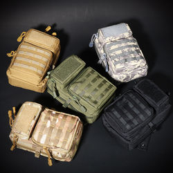 Molle Travel Outdoor Edc Multifunctional Tactical Small 3P Mobile Phone Waist Bag Miscellaneous Crossbody Portable Small Hanging Bag Mini