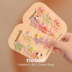 Cartoon Star Hairpin Baby Cute Super Adorable Clip Hair Accessory Girls' Hair Clip Bangs Clip Children's Hairpin Hair Accessory