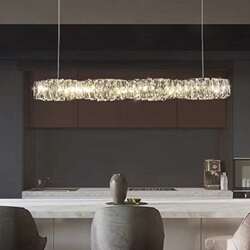 Modern minimalist art crystal chandeliers living room dining room Italian light luxury branch bar bedroom creative designer light