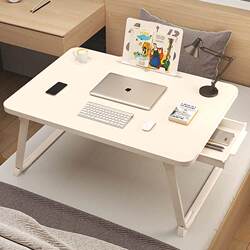 Small Bed Table, Folding Table for Bay Window, Student Bedside Dormitory Desk, Laptop Stand, Office Desk, Lazy Person's Desk