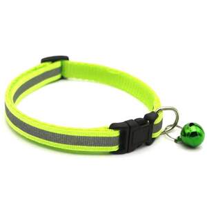 Pet supplies dog neck cover night reflective collar adjustable dog cat cat Teddy decorative circle cat necklace