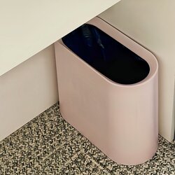 Beauty and Practicality Coexist |   Trash Can for Home Use, 2026 New Model, Bedside, High Aesthetic Value, Large Capacity, Narrow Gap for Bathroom.