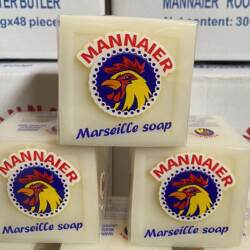 Manuel Rooster Marseille Soap 300g Family Pack, Fine Foam, Deep Cleansing for Underwear, Baby Clothes