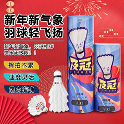 Stable and Durable Badminton Shuttlecocks for Competition and Training, Wind-Resistant Design, 12 Pieces, Not Easy to Break, Suitable for Students and Family Entertainment