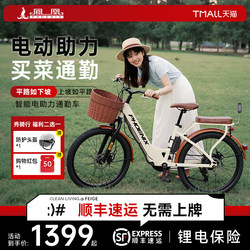 Phoenix New arrival Electric Bicycle Girl's Adult Small 24-inch Battery Car Long Endurance Lithium Electric Moped