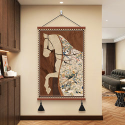 Medieval-Style French Living Room Entrance Decorative Painting, Success Is Guaranteed, Sofa Background Wall Hanging Painting, Staircase Mural
