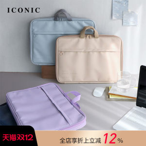 
South Korea ICONIC COLLECT15/16-inch computer bag handheld briefcase model solid color fashionable laptop tablet keyboard digital accessories suitable for MacBookpro 16-inch