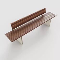 Park Bench, Outdoor Long Bench, Stainless Steel Luxury Bench, School Leisure Area, Villa Courtyard Seat, Booth Seat with Backrest