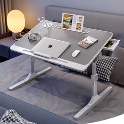 Japanese Quality Adjustable Folding Bed Table, Simple Dormitory Student Writing Desk, Bed Study Table