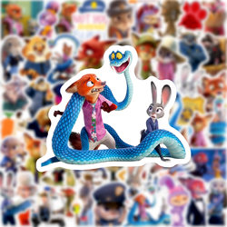 50 Movie Animation Zootopia Stickers Kidsren's Gifts Computer Suitcase Waterproof A4 Poster Stickers