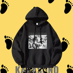 Volleyball Boys Collaboration Hoodie Men's Hooded Autumn/Winter 2025 New Clothing Anime Two-Dimensional Sweatshirt Jacket Trendy Brand