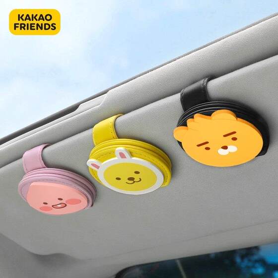 
kakao friends car glasses clip car sun visor glasses frame cute car pendant sunglasses
