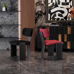 
New Italian light luxury dining chair, modern minimalist style, saddle leather designer chair, conference chair, reception chair, study chair