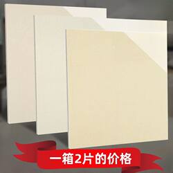 Guangdong Tiles 1m Polished Tiles 1000*1000 Polycrystalline Vitrified Tiles Old Style Non-Slip Living Room Bedroom Floor Tiles Beige