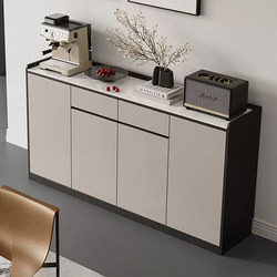 Rock Slab Sideboard Against the Wall Integrated Storage Cabinet for Home Kitchen and Living Room Storage Cabinet Tea Cabinet
