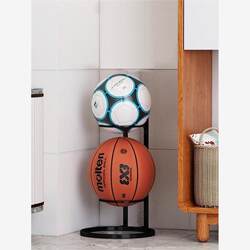 Family-Style Ball Storage Rack, Basketball and Football Storage Rack, Children's Indoor Sports Equipment Foldable Display Rack