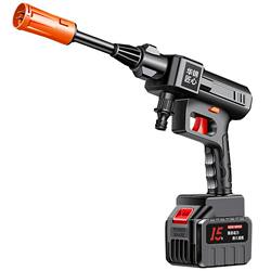 Pure Copper Brushless High-Pressure Car Washer, High-Power Wireless Powerful Car Wash Water Gun, Lithium Battery Sprayer, Vegetable Watering Atomizer
