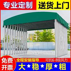 German Imported Large Outdoor Retractable Awning, Movable Telescopic Canopy, Warehouse Parking Shed, Sunshade Factory Tent