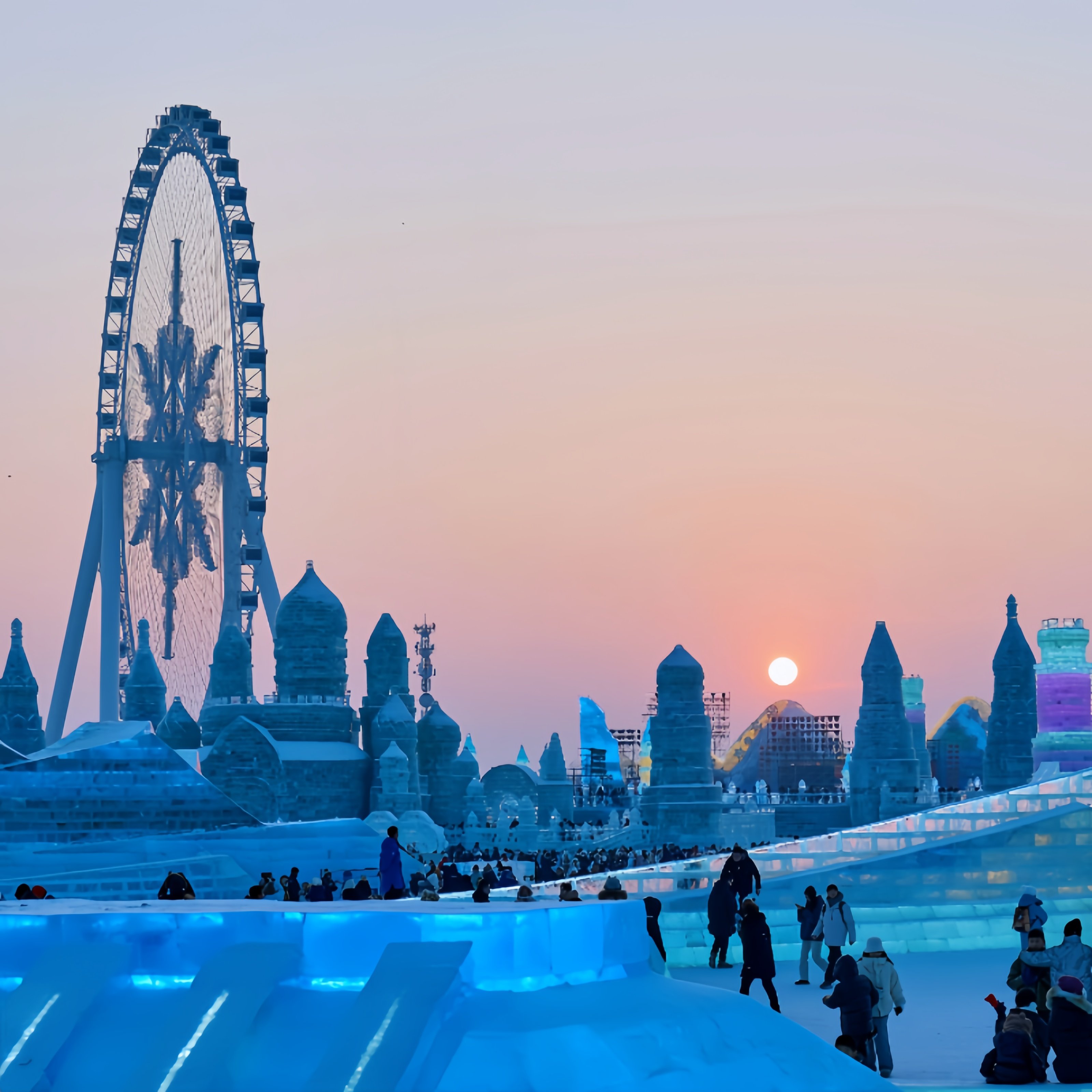 哈尔滨出发哈尔滨7天6晚漠河北极村雪乡