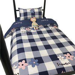 Bed sheets, three-piece set of bedding, top and bottom bunk bedding, student dormitory, single quilt cover, four-piece set of quilt cover, full set of quilt