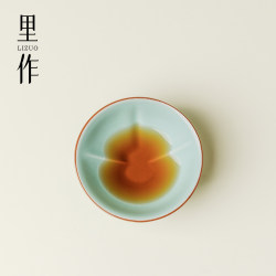 Ruyao Gourd-Shaped Master Cup, Single Cup for Tea Tasting, Ceramic Personal Tea Set, Ruyao Porcelain, Fulu Shouxih