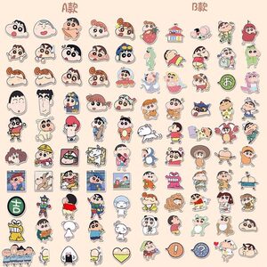 160 pictures of cute crayons Xiaoxin waterproof stickers gift box with high-value mobile phone tablet water cup decoration small pattern
