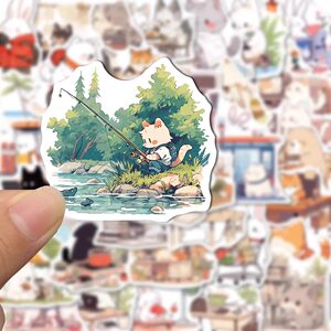 
150 cute cartoon diy creative stickers of little animals, mobile phone case, water cup, waterproof stickers