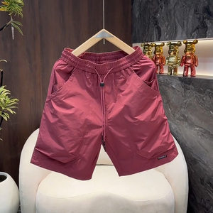 
Large size fat boy cargo shorts men's 2026 summer pants loose and handsome straight casual beach five-point pants for men
