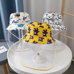 Children's hat spring and autumn anti-epidemic mask anti-droplet isolation baby summer thin baby protective face mask dome