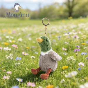 
American monami Monami mallard bag charms plush doll backpack pendant keychain decorative toys