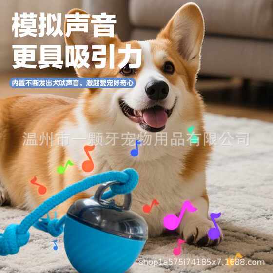 
New pet smart rolling ball rolling ball electric dog relief intelligent bite-resistant dog ball to grind teeth