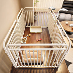 German Quality Pet Dog Cage Indoor Fence for Small and Medium-Sized Dogs, Guardrail for Corgis, Teddy Bears, and Bichons, Special Dog Bed