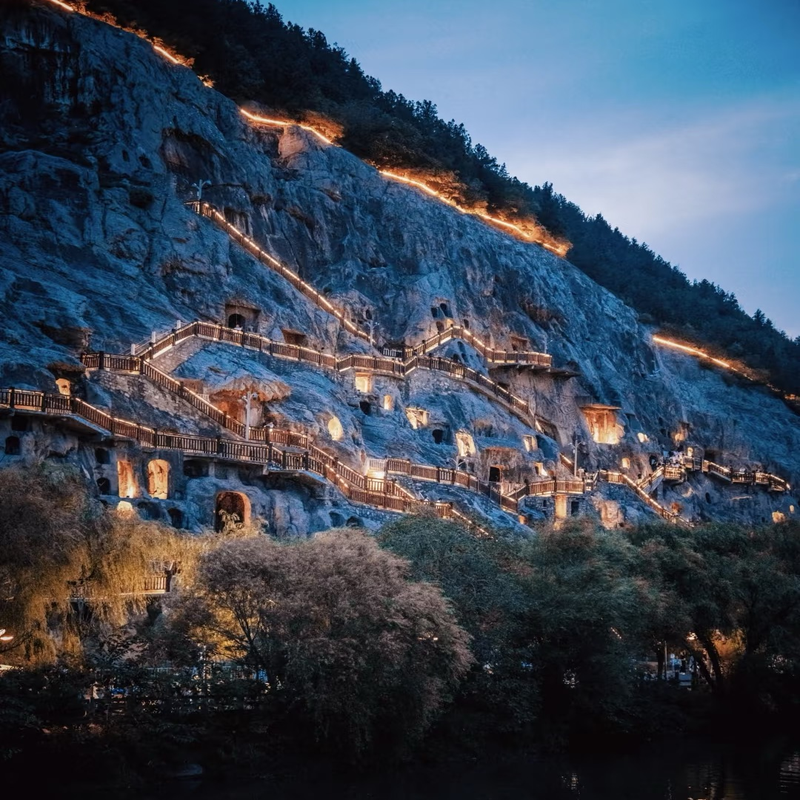 汀兰集 洛阳龙门石窟 资深讲师2小时深度讲解含耳机 精品小团