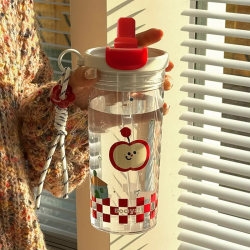 German Closgo New Model 2025 High-Looking Water Cup for Girls, Two-In-One Dual-Drink Cup with Lid, Large Capacity Portable Water Cup