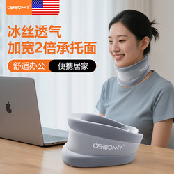 American Brand | Comfortable and Breathable Neck Brace, Neck Support, Neck Collar, Cervical Spine Neck Brace, Anti-Forward Head Posture Corrector, Support Device