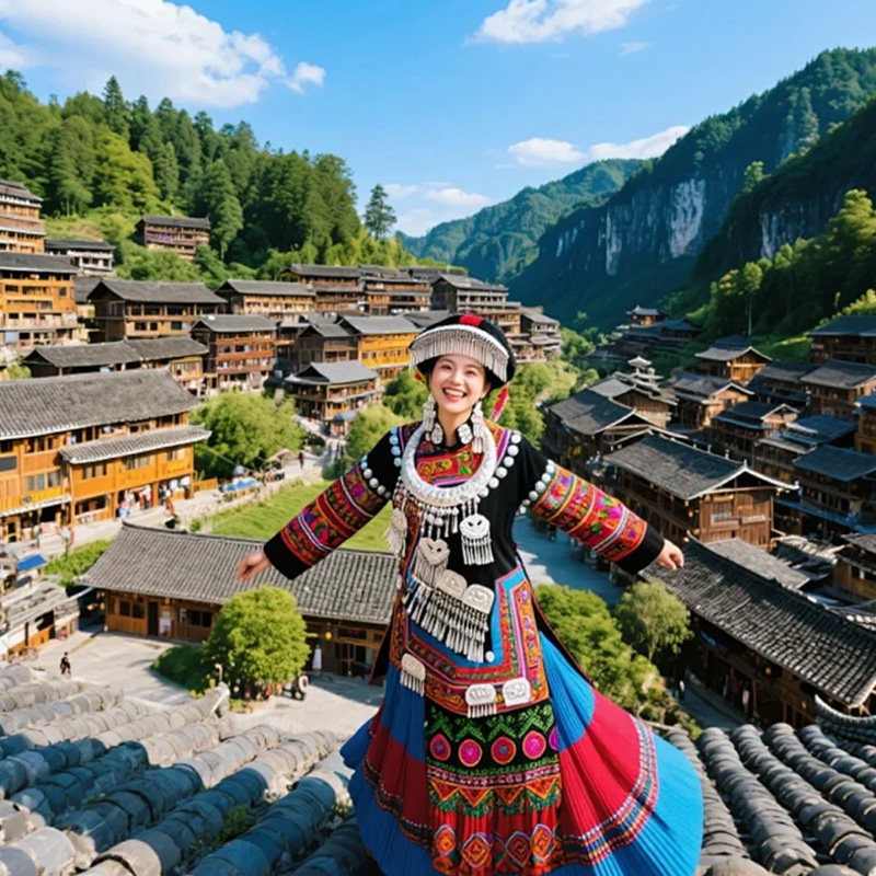 贵州旅游6天5晚 | 贵阳梵净山大小七孔黄果树西江苗寨2+1保姆车